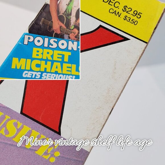 Rock Scene Magazine Poison Slaughter Trixter Warrant VTG Dec. 1990 Unread Stock - Picture 7 of 11